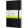 Блокнот MOLESKINE Classic Medium, без линовки, чёрный QP052